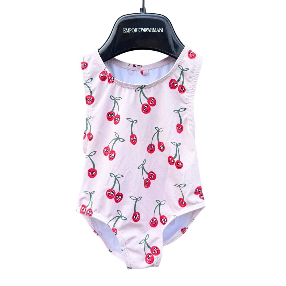 STELLA McCARTNEY KIDS Cherries One Piece Swimsuit 6 months